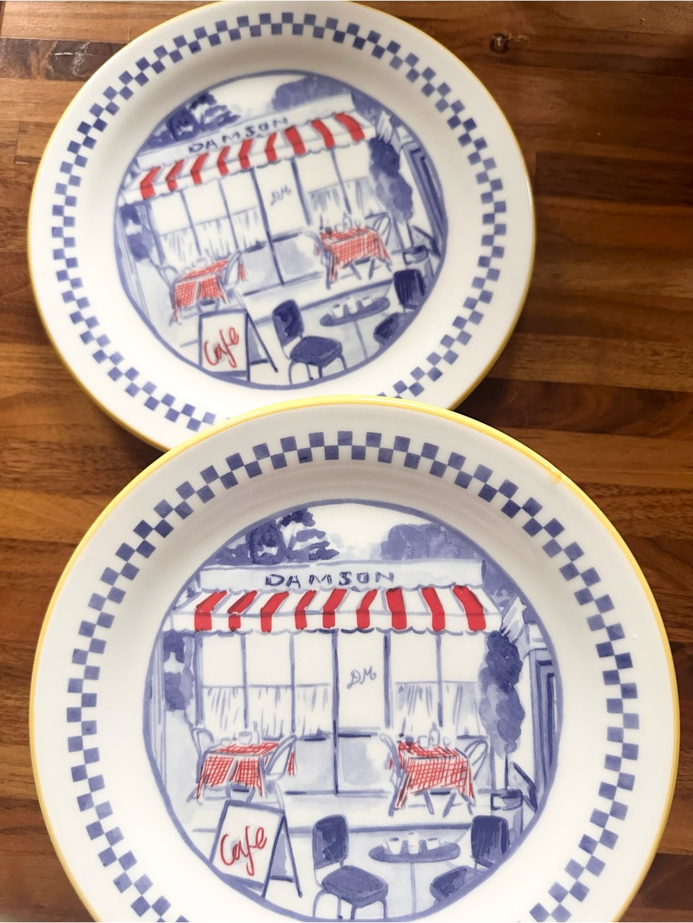 NEW unused Damson Madder Anthropologie plates